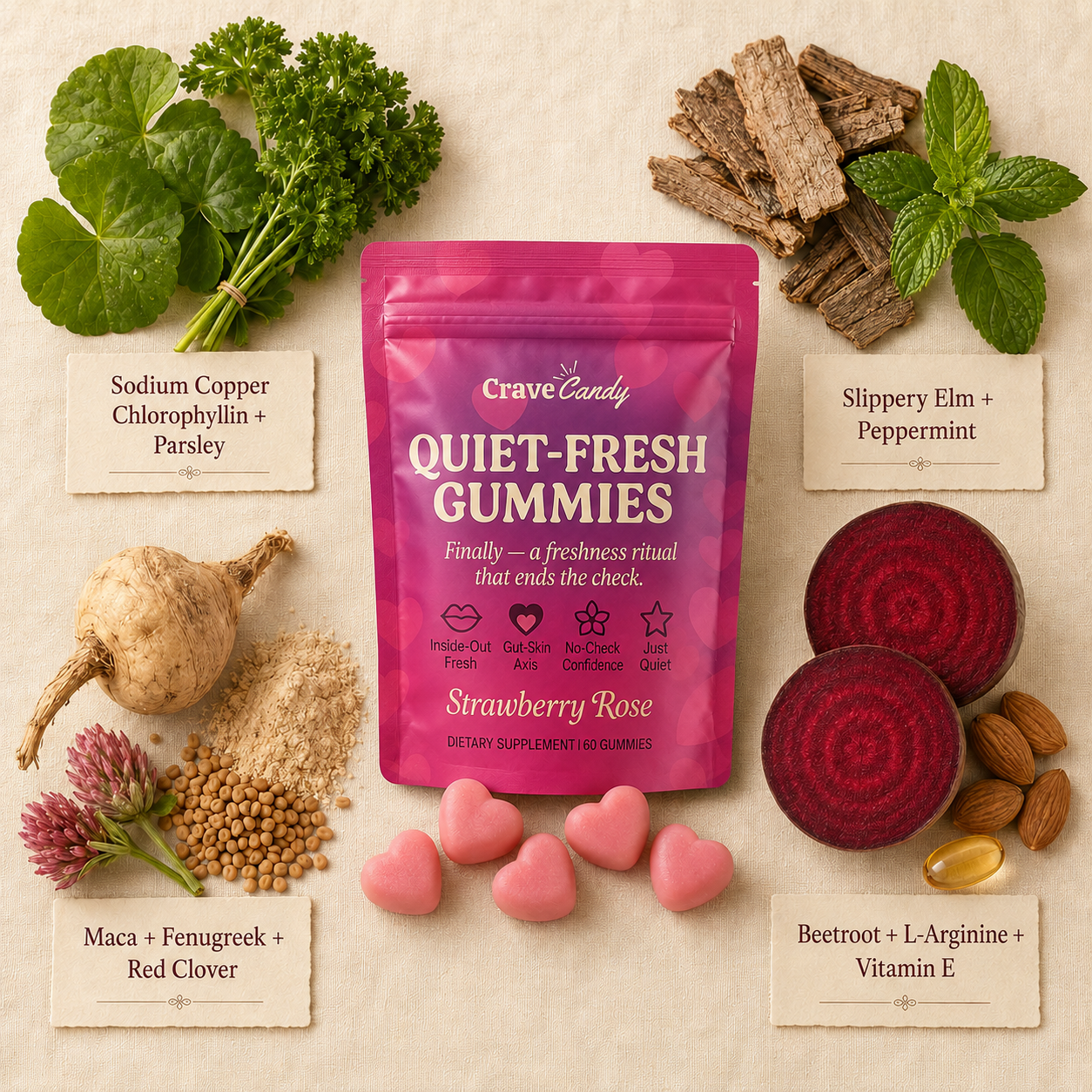 QUIET-FRESH GUMMIES